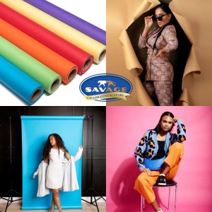 Savage Paper Backdrop - Various Colours - 2 Size Options