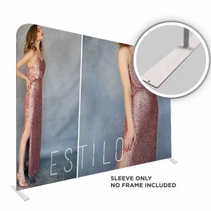 Medium Sock Banner Wall D/S 2.2x3m Sleeve Only No Frame