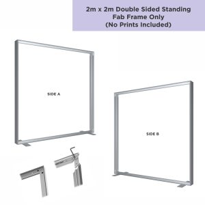 2m x 2m Double Sided Standing Frame Only