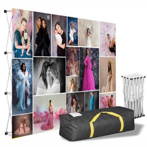 Straight Fabric Banner Wall 2250 x 3750mm - Any design or print of your choice