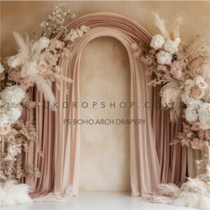 PS BOHO Arch Drapery Backdrop