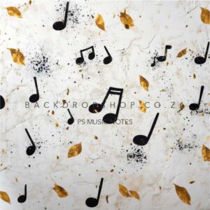 PS Music Notes Backdrop