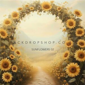 Sunflowers 02 Backdrop