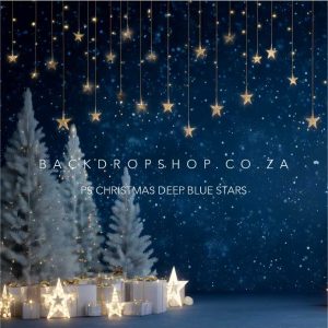 PS Christmas deep blue stars