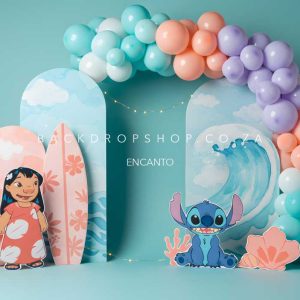 Encanto 307 - Moana birthday balloons theme party
