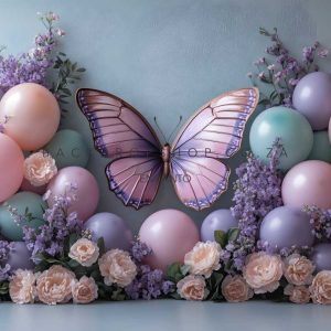 Encanto 391 - Purple butterfly balloon