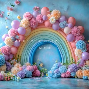 Encanto 398 - Rainbow Balloon Arch