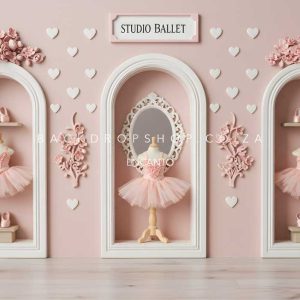 Encanto 419 - Ballet studio ballerina pastel pink