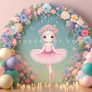 Encanto 421 - Ballerina balloons birthday