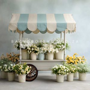 Encanto 427 - Blue Flower cart