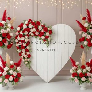 Polina Valentine heart roses 06