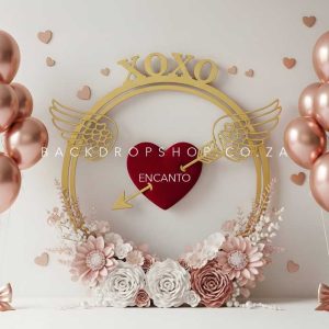 Encanto Valentines hearts balloons red 12