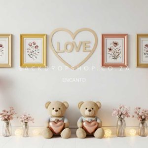 Encanto Valentines hearts xoxo teddy bear 08