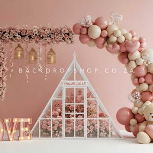 Encanto Valentines hearts pink balloons 15