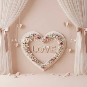 Encanto Valentines hearts soft white 24