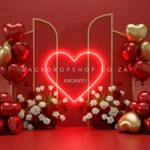 Encanto Valentines hearts red balloons 35